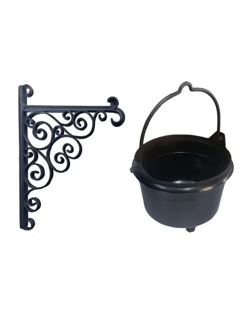 Beru Maceta Caldero c/ mensula colores