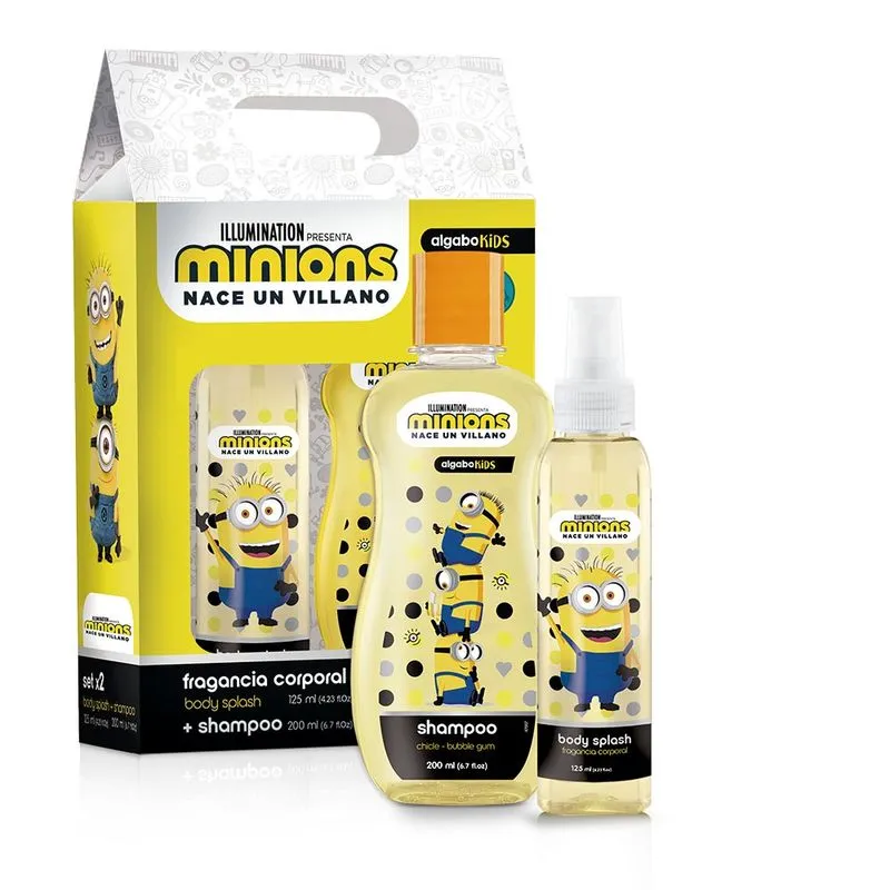 ALGABO Set Minions Body Splash 125ml +Sh 200 (12)