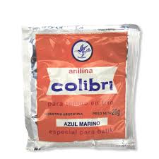 Colibri Anilina Azul Marino x30