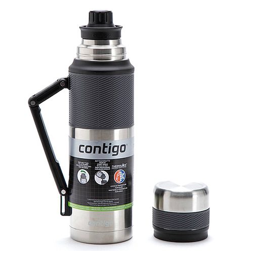 CONTIGO Termo 1200ml Acero Carbon Gris/Neg.