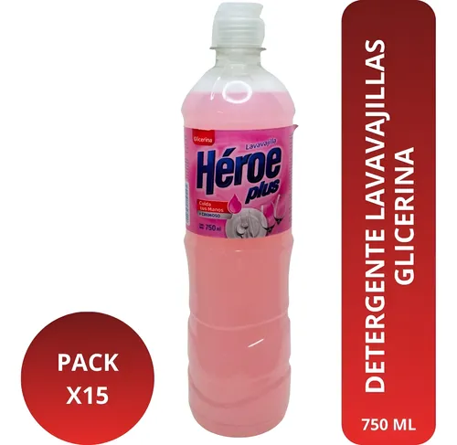 HEROE Det. Plus 750ml Glicerina x15