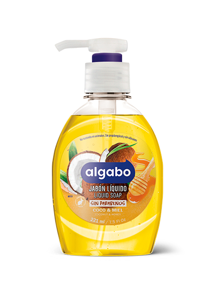 ALGABO Jabon/liq.220ml coco/miel Rto.