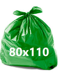 Bolsa ECO Res. 80x110x10 VERDE (50)