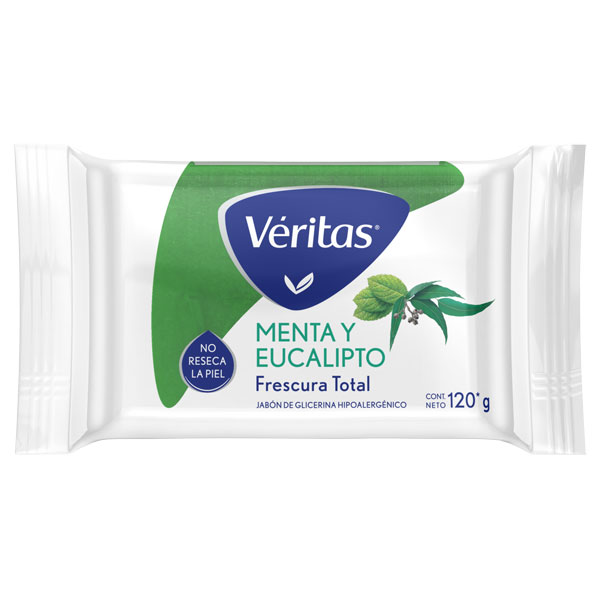 Veritas Jab.Glicerina 120grs Menta/Eucalip