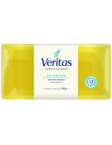 Veritas Jab.Glicerina 120grs S/Perfume