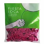 Globo Fiesta Loca Fucsia x50