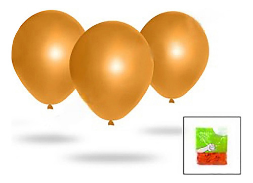 Globo Fiesta Loca Naranja x50