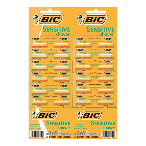 BIC Afeita. Sensitive Amarilla x24