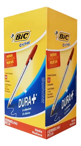 BIC Bol. Cristal T/G roja x50