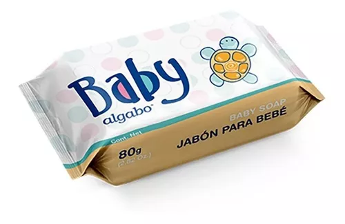 ALGABO Baby Jabon 80gr FlowPack x6 (4)