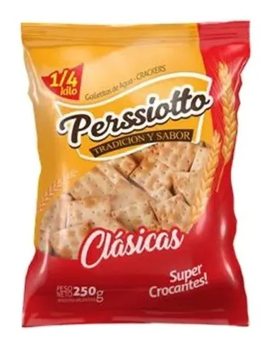 Perssiotto Crackers Clasica 250grs x14