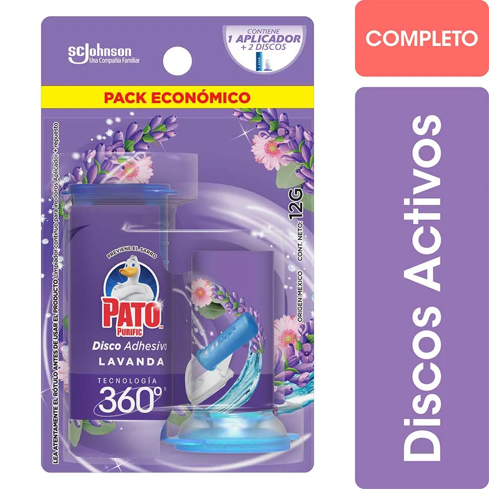 Pato Disco Adhesivo AP Full Lavanda