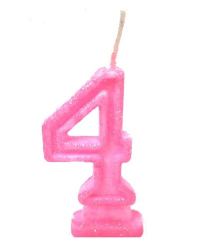 Velas Fiesta Numerote Gibre N°4 B (75)