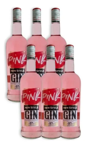 C.Arg. Gin Pink New Style 1000cc x6