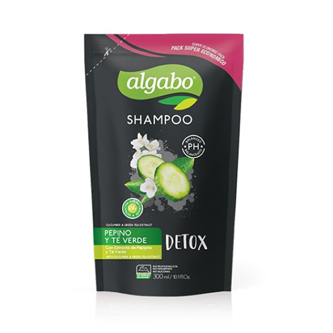 ALGABO 300ml Doy Pack Sh Detox (12)