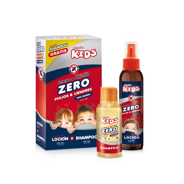 ALGABO Set Kids Locion+Sh. Piojos (10)