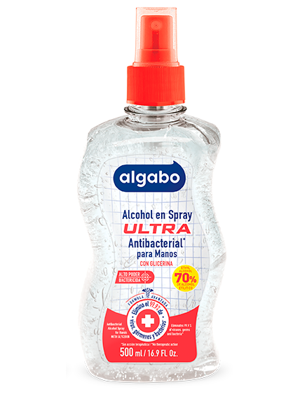 ALGABO Alcohol c/glicerina Spray 500ml (6)