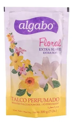 ALGABO Talco perf. bolsa 200grs. Floral (24)