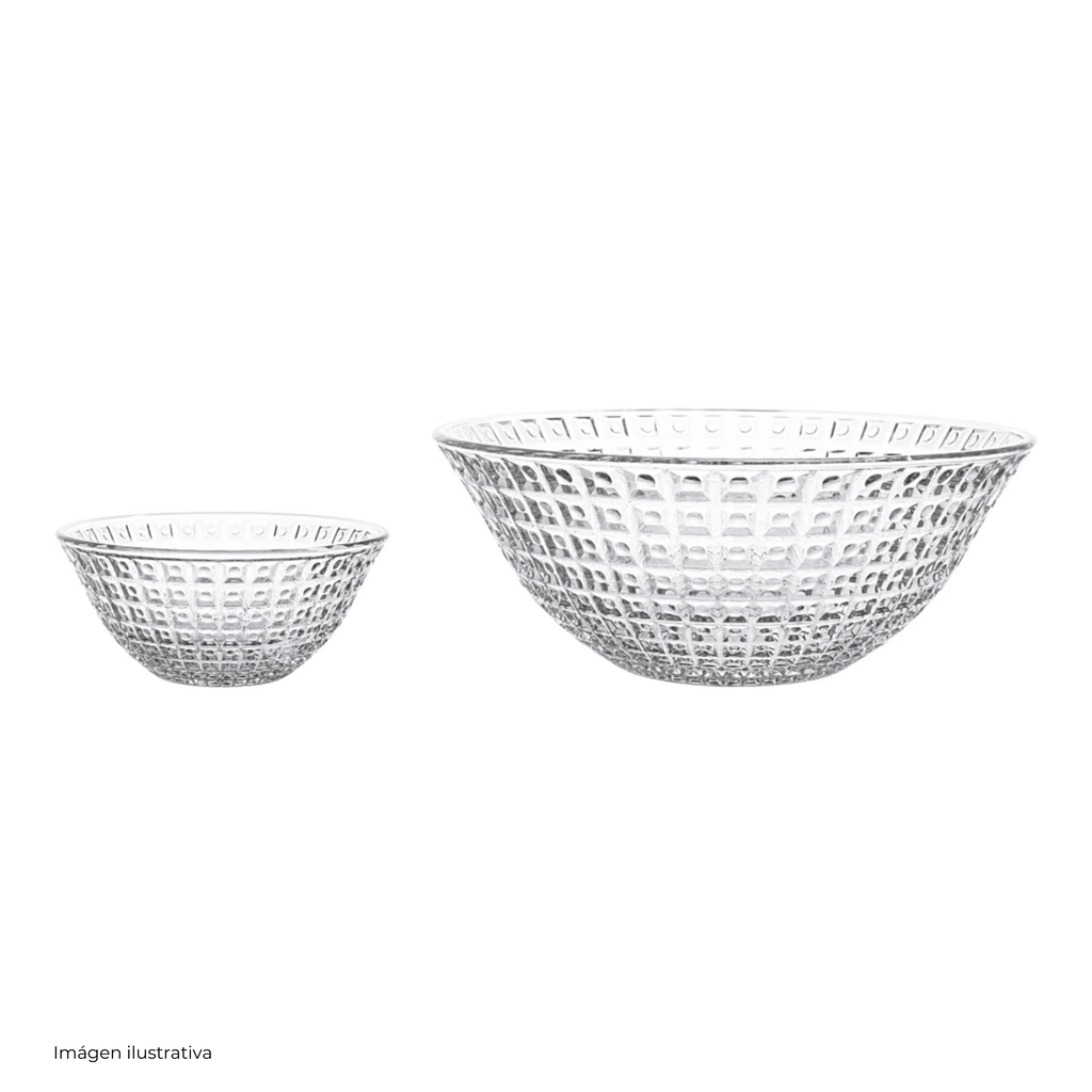 Durax Set Ensaladera+4 Compoteras