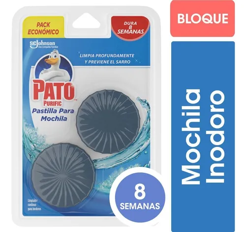 Pato Purific Bloque Mochila Twin 80gs (12)