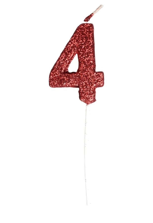 Velas Fiesta Numerote Gibre N°4 R (75)