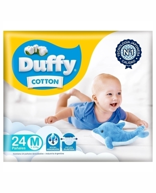 DUFFY Pañal Cotton P (24u) x6 -21124-