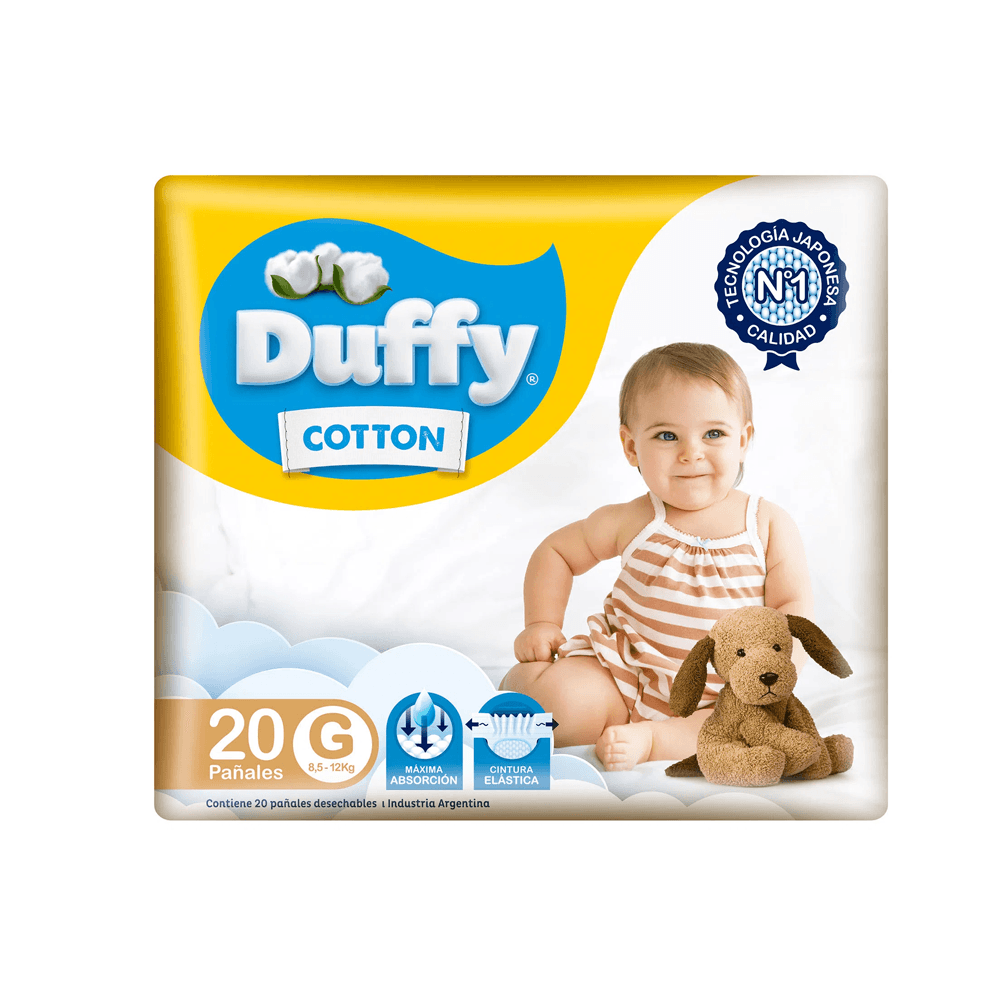 DUFFY Pañal Cotton G (20u) x6 -21320-