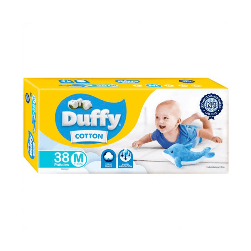 DUFFY HIPER Pañal Cotton M (36u) x3 -21252-