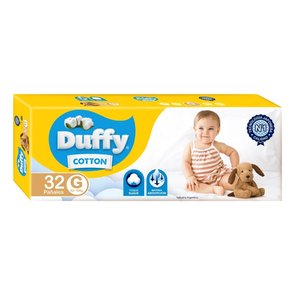 DUFFY HIPER Pañal Cotton G (32u) x3 -21332