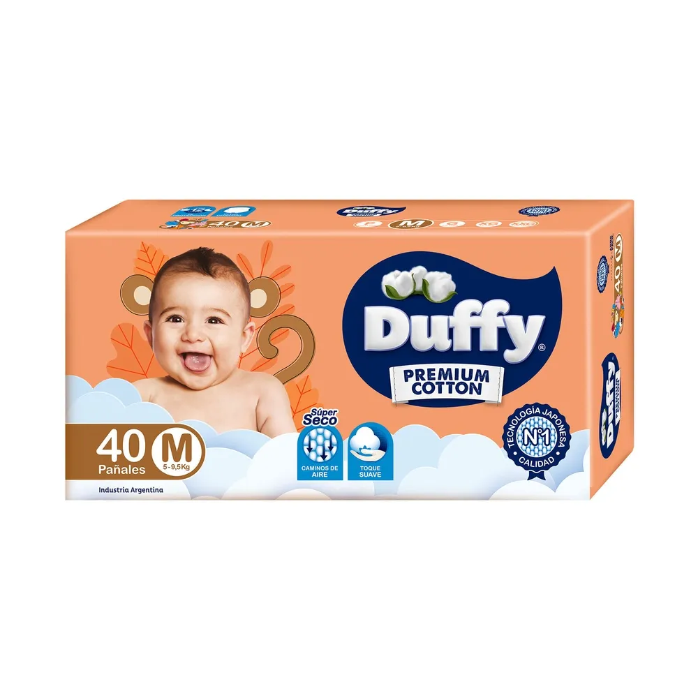 DUFFY Pañal Premiun M (40u) x3 -22252-
