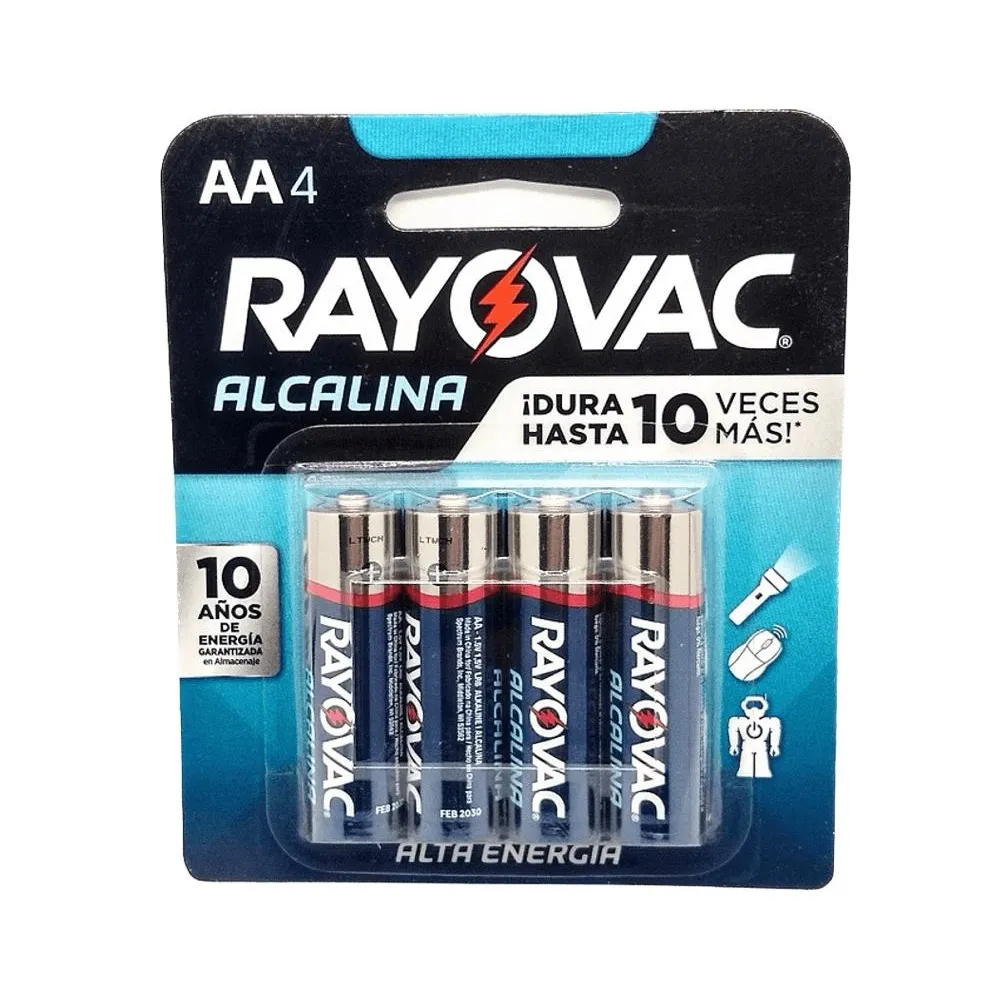 Pila Rayovac AAx4 Alcalina (48)