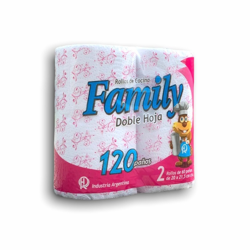 ROS. Rollo Cocina Family D/H 2x60P x12