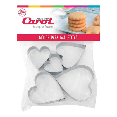 CAROL Molde x Galletita Set x4 -1306-