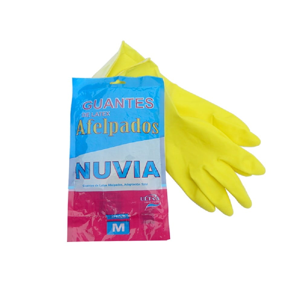 NUVIA Guante Goma Chico x12