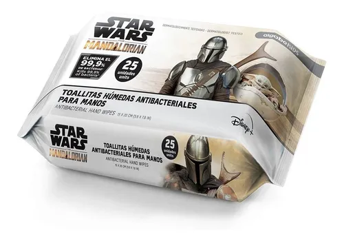 ALGABO Baby Yoda Wipes Antibact. 25u