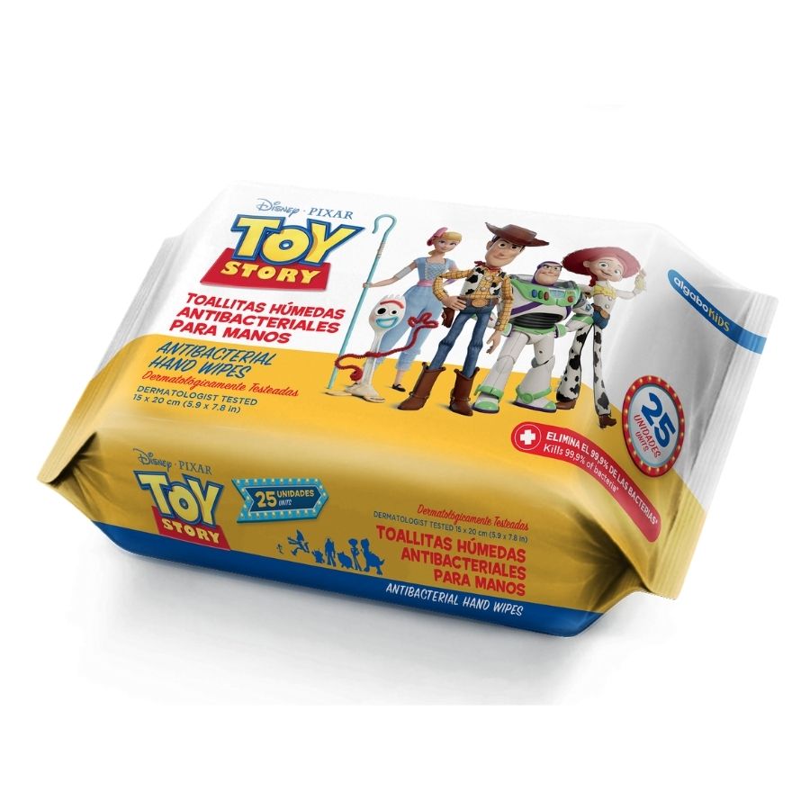 ALGABO Toy Story Wipes Antibact. 25u