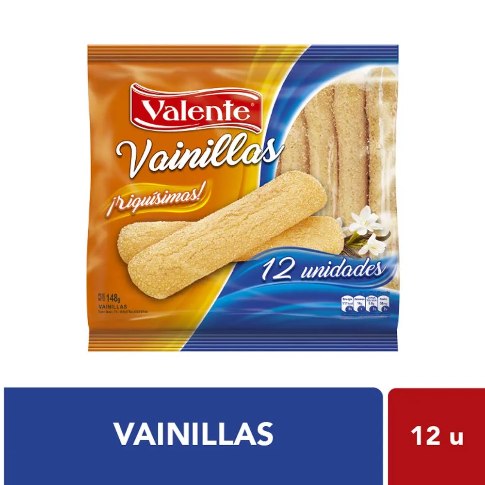 VALENTE Vainilla 148grs X24