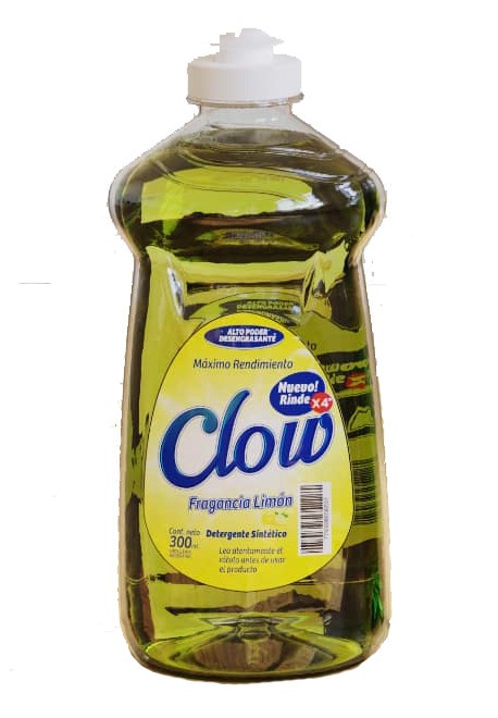CLOW Det. Concentrado 300ml Limon x18