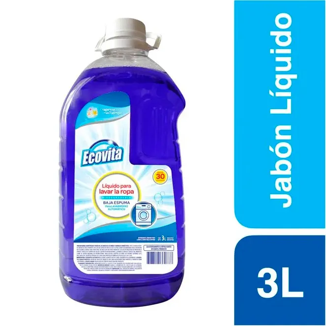 ECOVI. Jabon Liq. Botella Evol. 3L x4