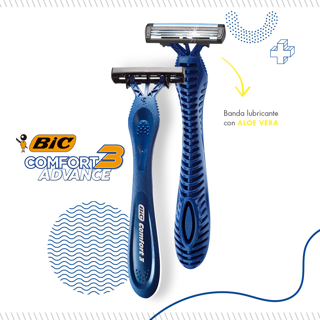 J/D. BIC CAJA AF. AZUL 24x12 3ACT.