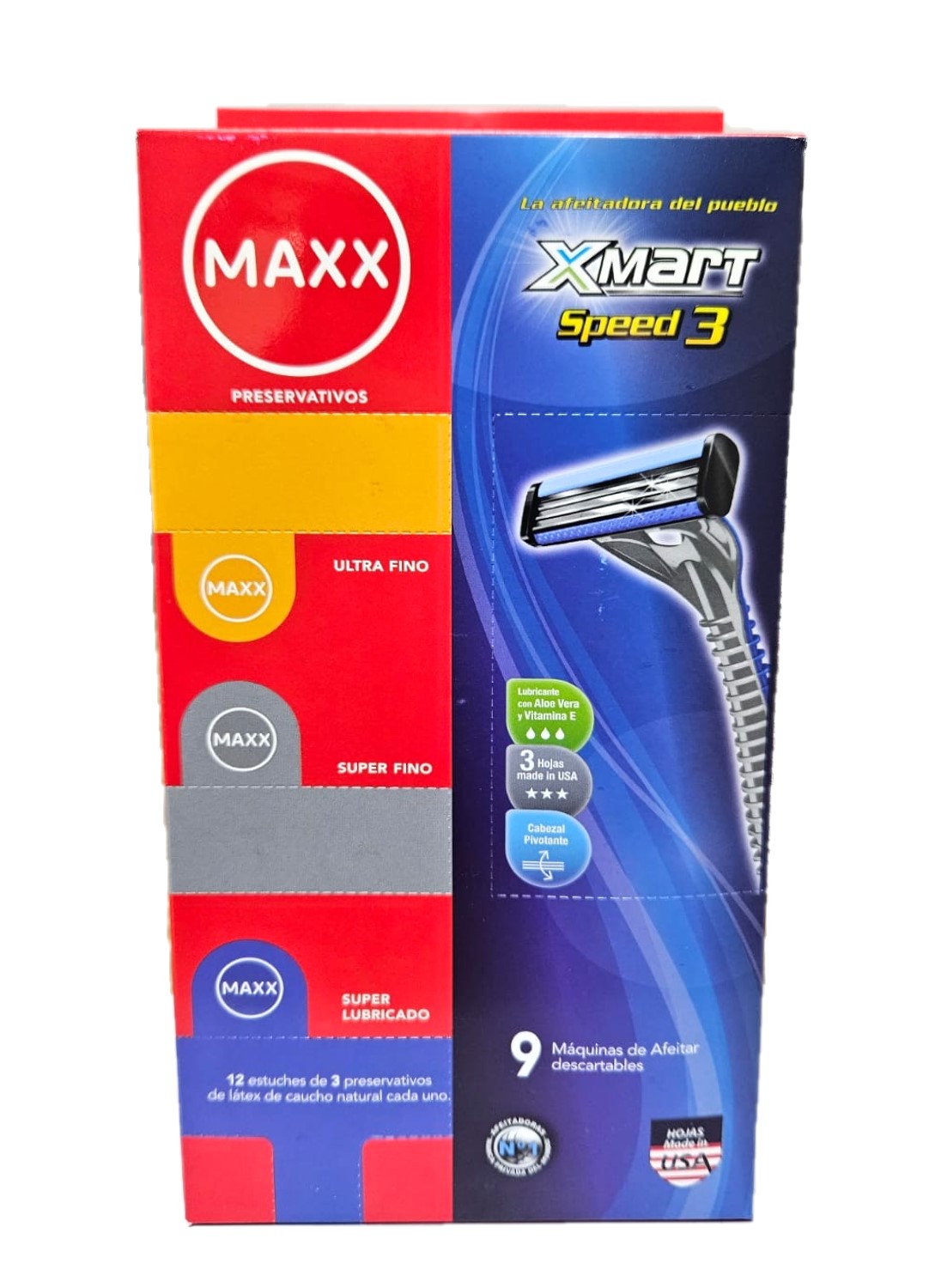 Pres. Maxx x12 + 2 XMart Spedd 3 Masc. 3x2