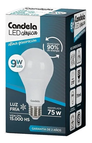 Lampara Candela Led 10w x2 (40)