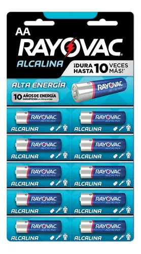 PILA RAYOVAC AA TIRA X10 CAJA x24
