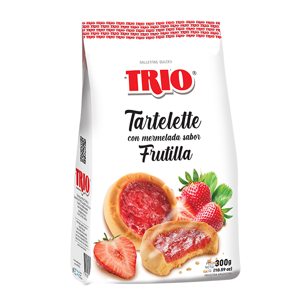 Trio 300grs Tartelettes de Frutilla x10