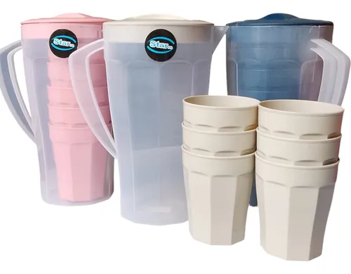 STARco. Jarra+4 Vasos Face (60)