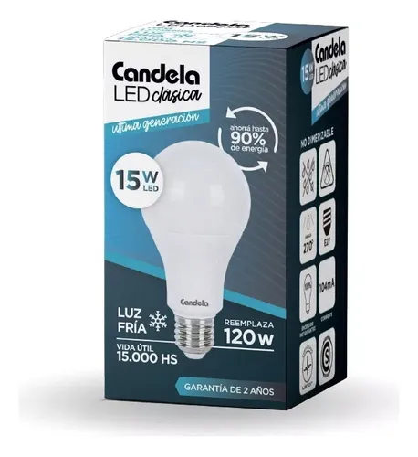 Candela Lampara Led 15w x10