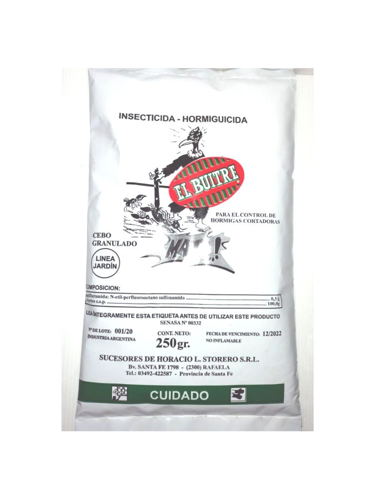 Hormiguicida El Buitre Granulado 250gr (20)
