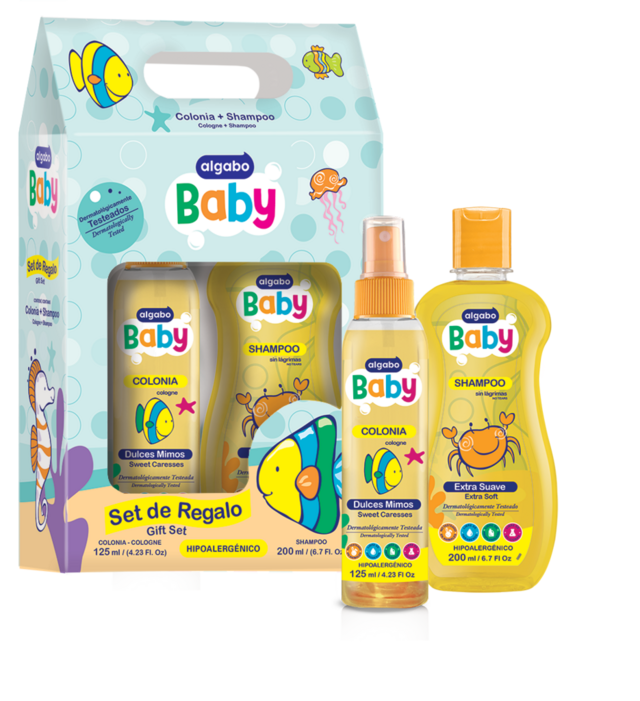 ALGABO Baby Set x2 Colonia+Sh x200 (12)