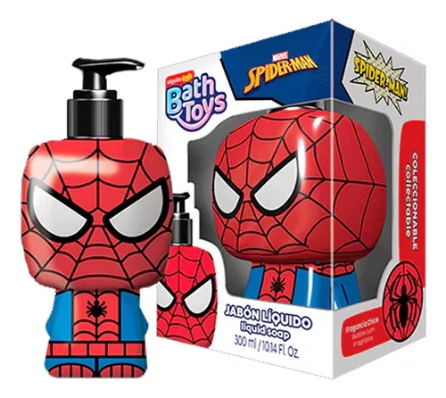 ALGABO Jabon Liq. Spiderman Bath Toys 300ml (12)