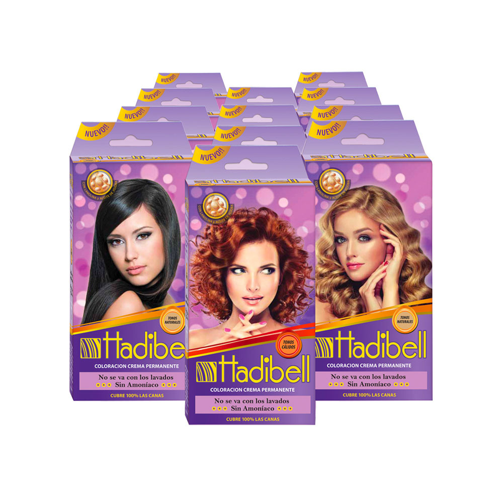 HADIBELL Tintura Look Free x6 Violeta (10)